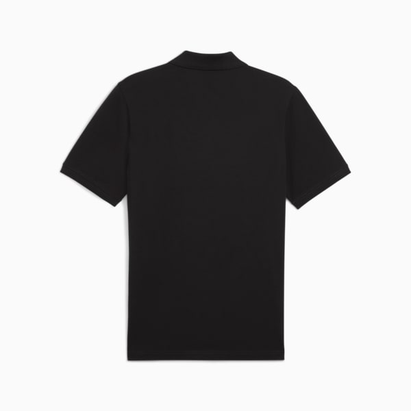 Camiseta tipo polo Essentials de piqué para hombre, PUMA Black, extralarge